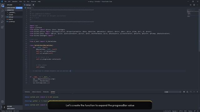 Python, Qt Designer and PySide2 (or PyQt5) QPropertyAnimation Widgets Animation [MODERN GUI] смотреть онлайн