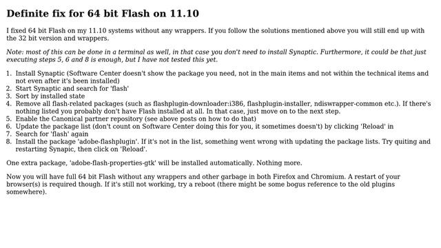 Ubuntu: How do I install Adobe Flash player? смотреть онлайн