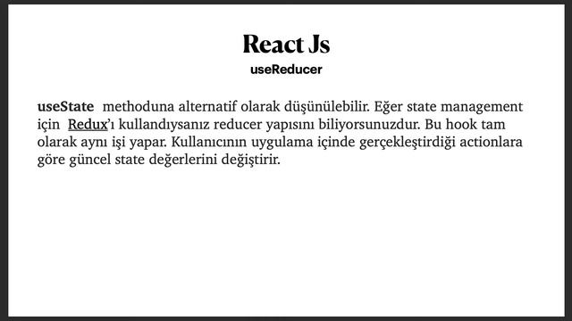 React JS HOOK nedir | Ders Öncesi Slayt | React JS смотреть онлайн