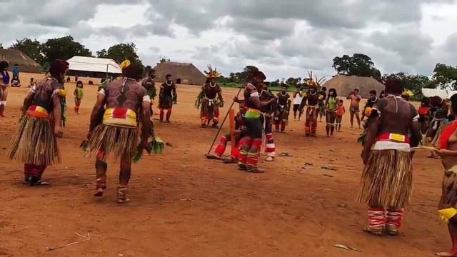 Isolated Tribe Xingu Indigenous Territory At Brazil