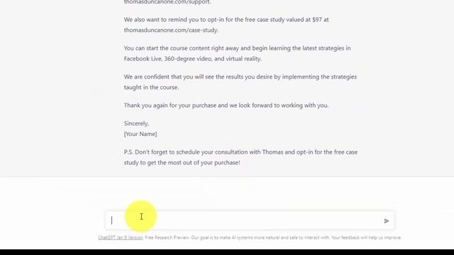 Lesson 15: ChatGPT - Write a Welcome E-Mail смотреть онлайн