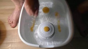 Массаж ног в гидромассажной ванночке