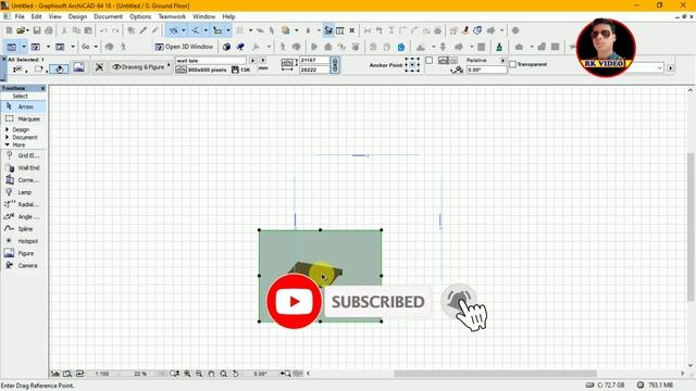 | Archicad Tutorial | - | Import Image and Scale it for reuse | Archicad tutorial 2022 | rkvideo1 | смотреть онлайн