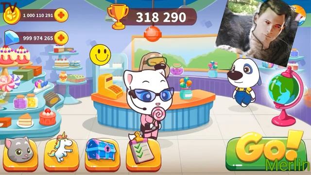 Конфеты пропали! О нет! Их съел злой кот Том! смотреть онлайн