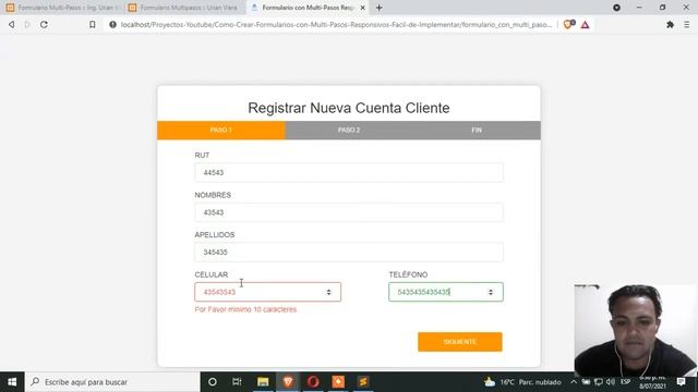 Como crear Formularios con MultiPasos de forma Fácil y Responsivos. смотреть онлайн