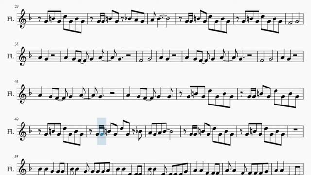 Flute Sheet Music: How to play The Adults Are Talking by The Strokes смотреть онлайн