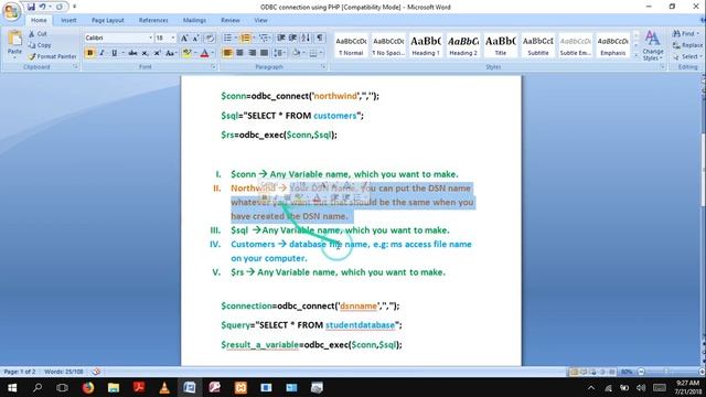 PHP tutorial on ODBC (connecting ms access using ODBC in PHP ) смотреть онлайн