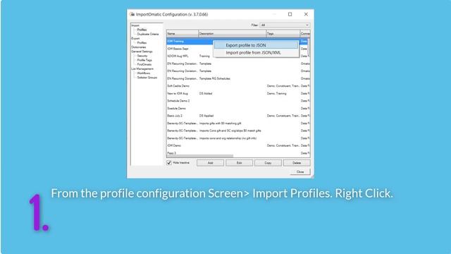 How to Import your JSON Profile смотреть онлайн