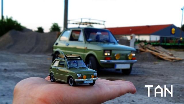 Konwersja 1:43 Fiat 126p By TAN | Auta PRL-u | смотреть онлайн