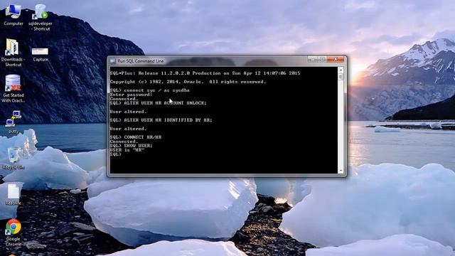 How to enable HR Account in Oracle XE смотреть онлайн