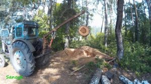 Самодельный подъемный кран для трактора Т - 40