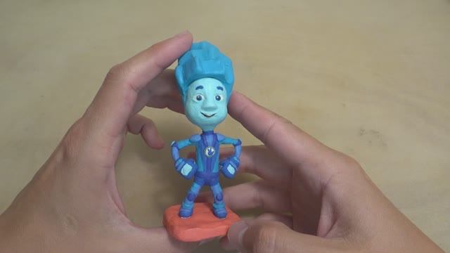 Нолик из мультсериала Фиксики. Нолик из пластилина. смотреть онлайн