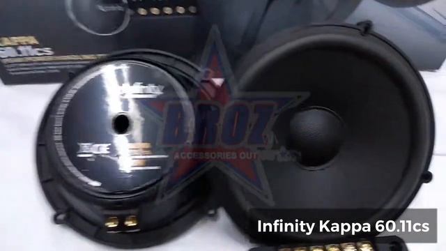 Broz Car Accessories - Infinity Kappa 60.11cs 6-1/2" Component Speaker System смотреть онлайн
