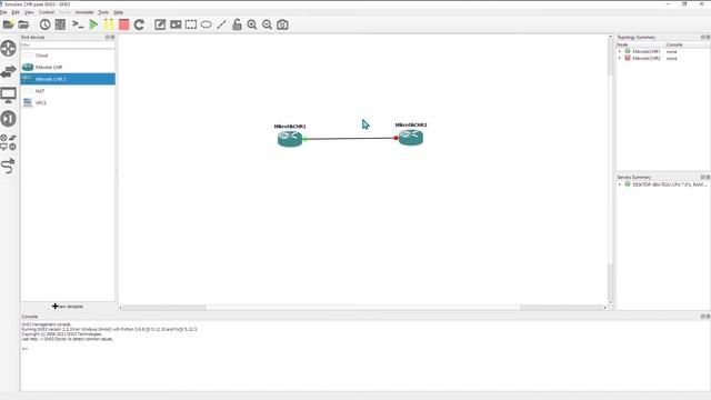 2 - Cara Menghubungkan Mikrotik CHR pada VirtualBox menggunakan GNS3 смотреть онлайн