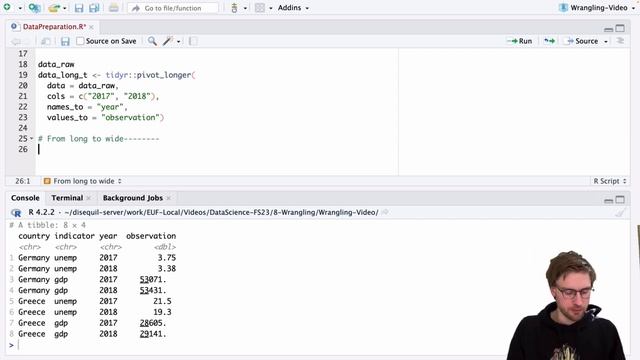 Data Science with R: Data preparation - Data wrangling (4/9) смотреть онлайн