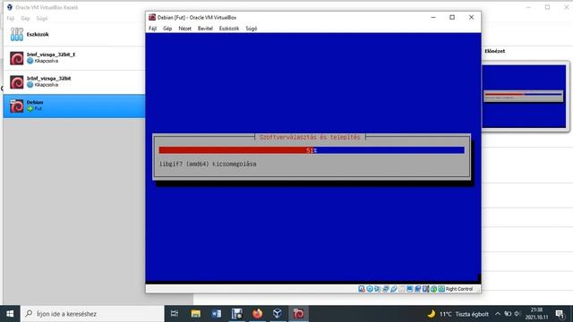 04. Grafikus felületű Debian telepítése Oracle VM VirtualBox-ban + VBox Guest Additions telepítése смотреть онлайн