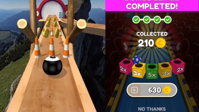 Going Ball: 3x speed Run Mobile gameplay Walkthrough IOS, Android color ball Run 421 смотреть онлайн