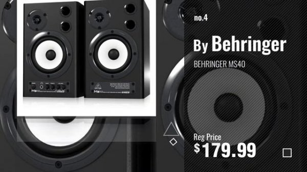 Top10 Behringer Studio Monitors [2018]: BEHRINGER STUDIO 50USB