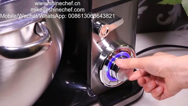 SC-623 10L 2000W METAL GEARS stand mixer www.shinechef.cn смотреть онлайн