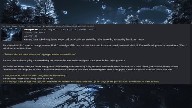 Greentext - /x/ - 100 Sub Special: Deep In Yukon