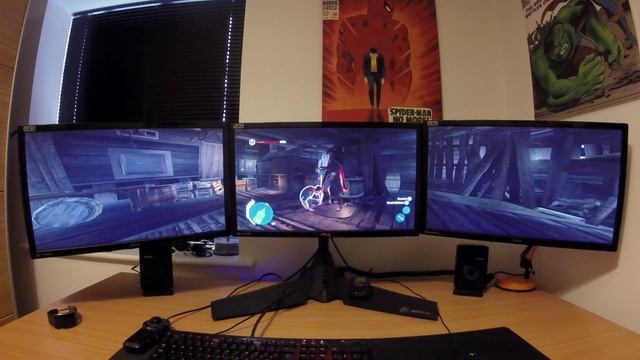 Assassin's Creed 3 III - nVidia Surround / Triple Screen Gaming - GTX Titan X смотреть онлайн