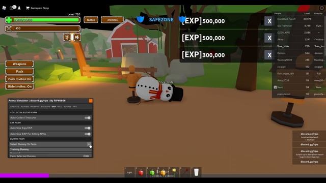 Roblox Animal Simulator Script - AutoFarm EXP | Kill Players & More 2022 смотреть онлайн