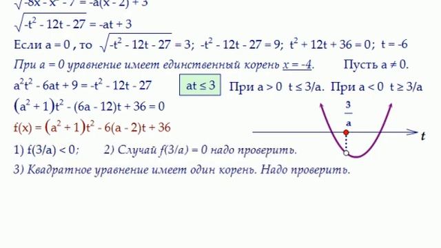 ЕГЭ 3 июня 2013. Центр. Аналитическое решение задания С5 с параметром смотреть онлайн