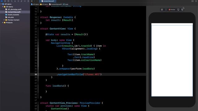 API calling in SwiftUI | iTunes API | Parsing JSON | List #swiftui #ios #xcode #apicallinginswiftu смотреть онлайн