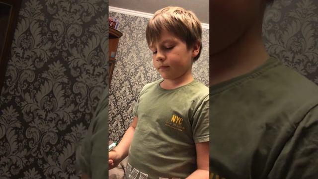 Как рисовать аранжирую красиво детям! Илья 7 лет смотреть онлайн