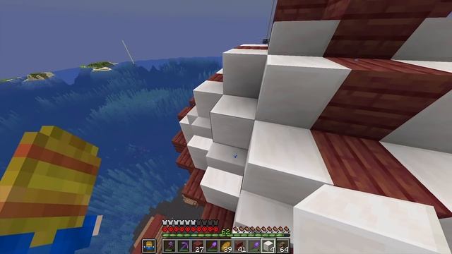 Построил ЛЯГУШАЧИЙ ОСТРОВ в Майнкрафт ХАРДКОР смотреть онлайн