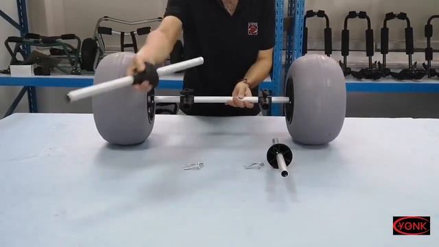 YONK Kayak Cart Y02017S Balloon Wheel Trolley for Sit-on-top Kayak смотреть онлайн