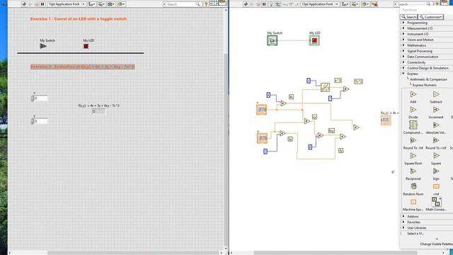 LabVIEW - 03 - Mathematical Operations and Equation Evaluation смотреть онлайн