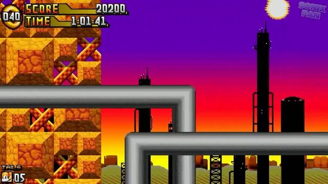 Sonic Edge of Darkness (Demo Act 2) - Walkthrough - Fan Game смотреть онлайн