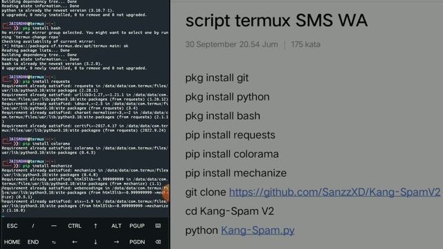 cara spam sms WhatsApp смотреть онлайн