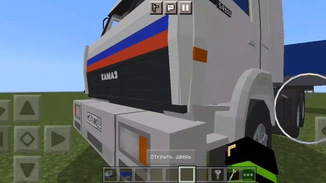 мод на КамАЗ из дальнобойщиков в Майнкрафт пе