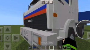 мод на КамАЗ из дальнобойщиков в Майнкрафт пе