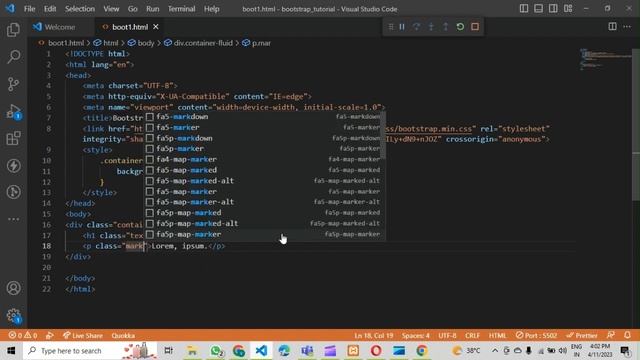 Bootstrap Tutorial|part-1|container,link,image,table,tags,color,bg-color|@CodeWithVINITA.74 смотреть онлайн