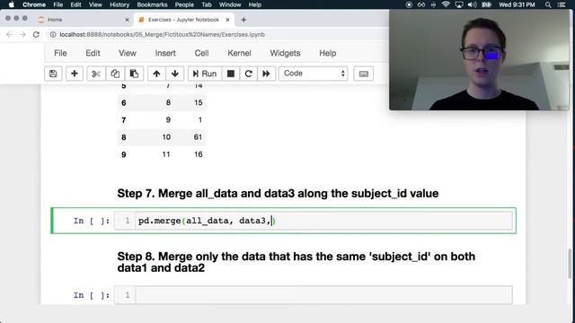 Python pandas—Merge Exercises—Fictitious Names смотреть онлайн