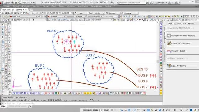 AutoCAD LT et AutoCAD - 7. SCHEMA de BUS, aligner et indexer des blocs смотреть онлайн