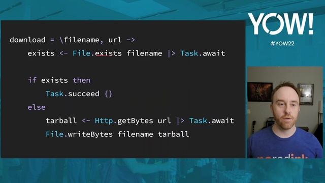 Simple Functional Effects with Tag Unions • Richard Feldman • YOW! 2022 смотреть онлайн