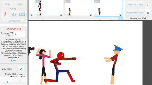 Stick Nodes #1 (Spidey Helps This Girl) смотреть онлайн