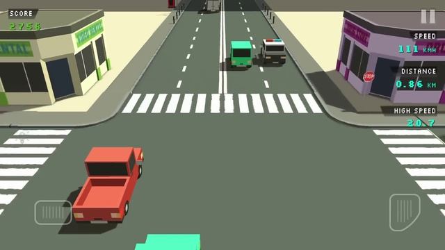 Blocky Traffic Racer - Gameplay Android смотреть онлайн