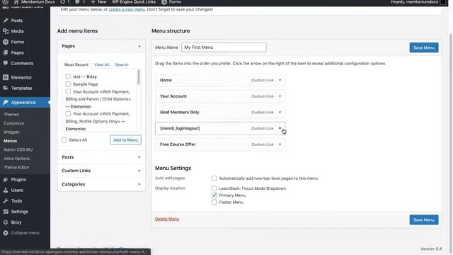 How to Show or Hide WordPress Menu Items Using Infusionsoft Tags, Membership Levels or Login Status смотреть онлайн