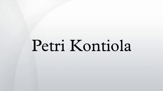 Petri Kontiola смотреть онлайн