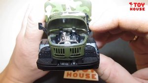 ЗИЛ-131 СО ЗВУКОВЫМИ ЭФФЕКТАМИ МОДЕЛЬ АВТО МАСШТАБА 1/43 ОТ ТЕХНОПАРКА