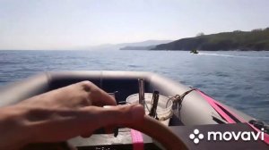 флагман 420 к 9,9 20 + СКат 390 9,9 18 по морю Владивосток