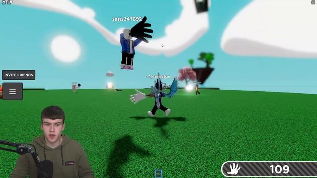 How to get the SPARKY GLOVE + INCREDIBLE RUNNING MAN BADGE in SLAP BATTLES (Roblox) смотреть онлайн