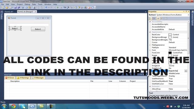 How to search From Google And Youtube In Visual Basic 2010 смотреть онлайн