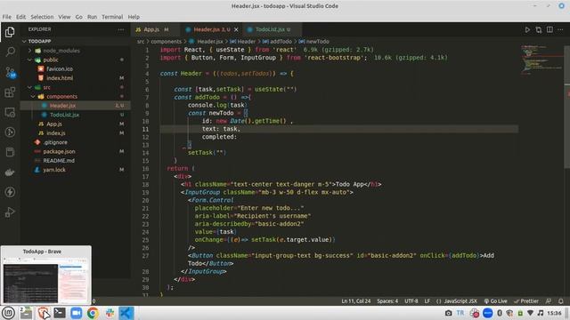 1 - React ile TodoList Uygulaması Yapımı | React-Bootstrap, UUID, Create ve Silme İşlemleri смотреть онлайн