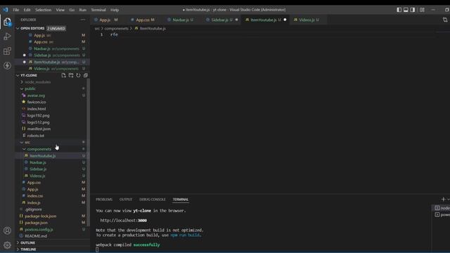 React Js Youtube Clone avec Tailwind CSS смотреть онлайн